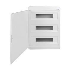 Щит распределительный встраиваемый КЭАЗ OptiBox ЩРВ пластиковый IP41 535х398х102 мм 54 модуля непрозрачная дверь - фото 5