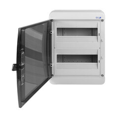 Щит распределительный навесной КЭАЗ OptiBox ЩРН пластиковый IP65 410х300х153 мм 24 модуля - фото 5