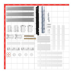 Щит распределительный навесной КЭАЗ OptiBox ЩРН пластиковый IP65 560х300х153 мм 36 модулей - фото 2