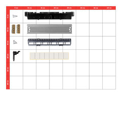 Щит распределительный навесной КЭАЗ OptiBox ЩРН пластиковый IP41 170х218х102,9 мм 8 модулей - фото 2