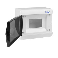 Щит распределительный навесной КЭАЗ OptiBox ЩРН пластиковый IP41 195х290х102,9 мм 12 модулей - фото 6