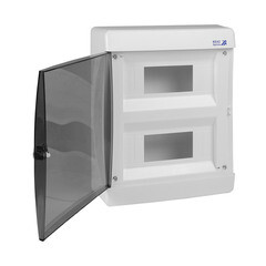 Щит распределительный навесной КЭАЗ OptiBox ЩРН пластиковый IP41 290х236х102,9 мм 18 модулей - фото 6