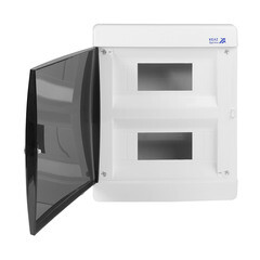 Щит распределительный встраиваемый КЭАЗ OptiBox ЩРВ пластиковый IP41 290х236х102,9 мм 18 модулей - фото 6