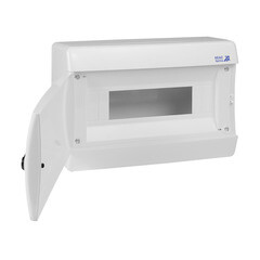 Щит распределительный навесной КЭАЗ OptiBox ЩРН пластиковый IP41 195х290х102,9 мм 12 модулей непрозрачная дверь - фото 6