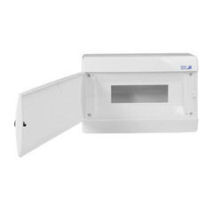 Щит распределительный навесной КЭАЗ OptiBox ЩРН пластиковый IP41 195х290х102,9 мм 12 модулей непрозрачная дверь - фото 5