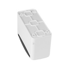 Щит распределительный навесной КЭАЗ OptiBox ЩРН пластиковый IP41 140х60х93,2 мм 2 модуля белый - фото 4