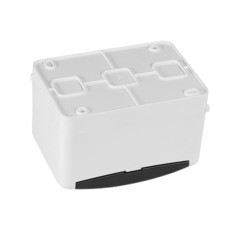 Щит распределительный навесной КЭАЗ OptiBox ЩРН пластиковый IP41 140х96х93 мм 4 модуля белый - фото 3