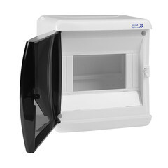 Щит распределительный навесной КЭАЗ OptiBox ЩРН пластиковый IP41 140х132х93,2 мм 6 модулей белый - фото 6