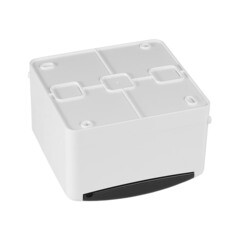 Щит распределительный навесной КЭАЗ OptiBox ЩРН пластиковый IP41 140х132х93,2 мм 6 модулей белый - фото 3