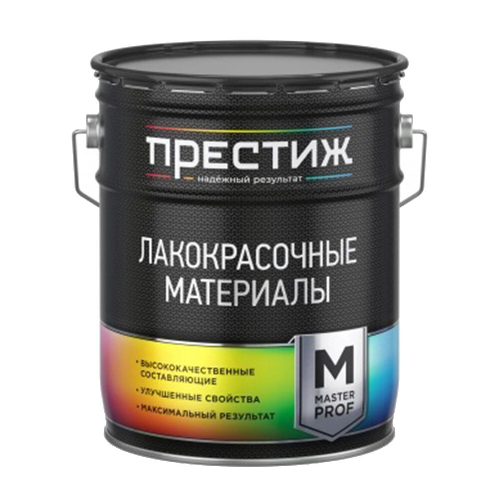 Изображение товара Эмаль для бетонных полов Престиж Master Prof 20 кг серый полуматовая