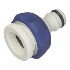 Штуцер 1/2-3/4 для подключения шланга с краном Green Apple внутренняя резьба пластиковый (Б0003114) - фото 6