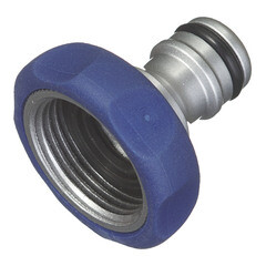 Штуцер 3/4 для подключения шланга с краном Green Apple внутренняя резьба алюминиевый (Б0003112) - фото 6