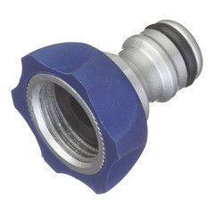 Штуцер 1/2 для подключения шланга с краном Green Apple внутренняя резьба алюминиевый (Б0003111) - фото 6