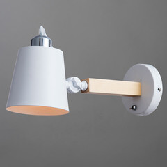 Бра Arte Lamp Oscar E27 40 Вт 220 В белое IP20 (A7141AP-1WH) - фото 3