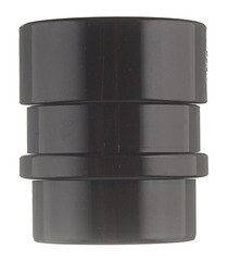 Муфта водосточной трубы Docke Lux пластиковая соединительная d100 мм шоколад RAL 8019 - фото 2