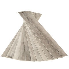 Плитка кварцвиниловая CronaFloor Wood дуб серый замковая 2,16 кв.м 4 мм с фаской - фото 5