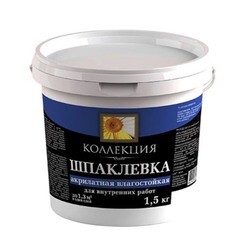Шпатлевка акриловая Иж 1,5 кг