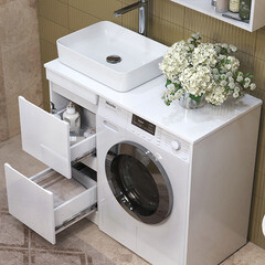 Столешница под раковину 100х49х1,6 см белая Vigo Urban (st.URB.100) - фото 4