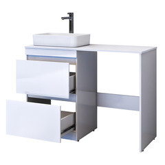 Тумба под раковину и столешницу для стиральной машины Vigo Urban 60 см белая (tn.URB.60.2Y) - фото 11