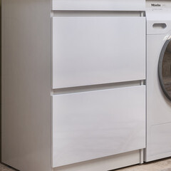 Тумба под раковину и столешницу для стиральной машины Vigo Urban 60 см белая (tn.URB.60.2Y) - фото 4