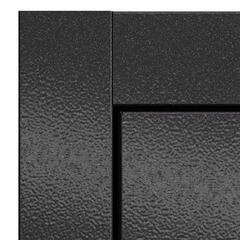 Дверь входная с терморазрывом Mastino Марлин правая букле антрацит - дуб белый скандинавский с зеркалом 880х2050 мм - фото 6