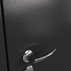 Дверь входная с терморазрывом Mastino Марлин правая букле антрацит - дуб белый скандинавский с зеркалом 880х2050 мм - фото 5