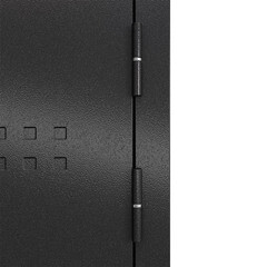 Дверь входная с терморазрывом Mastino Марлин правая букле антрацит - дуб белый скандинавский с зеркалом 880х2050 мм - фото 4