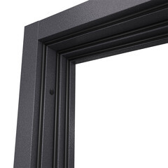 Дверь входная с терморазрывом Mastino Дамир правая букле антрацит - бетон серый 960х2050 мм - фото 4