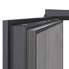 Дверь входная с терморазрывом Mastino Дамир левая букле антрацит - бетон серый 960х2050 мм - фото 5