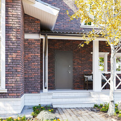 Дверь входная с терморазрывом Mastino Дамир левая букле антрацит - бетон серый 960х2050 мм - фото 4