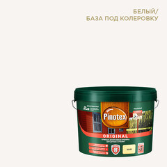 Антисептик Pinotex/Omnitex Original декоративный для дерева белый база BW 9 л - фото 14