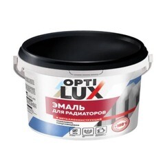 Эмаль для радиаторов Иж Оптилюкс полуглянцевая акриловая 1 кг