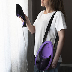 Гладильная система Kitfort КТ-992-1 1200 Вт 0,8 л черно-фиолетовая - фото 5