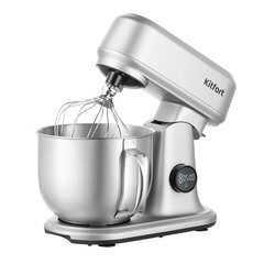 Миксер планетарный Kitfort КТ-3474 1500 Вт 5 л серый - фото 1