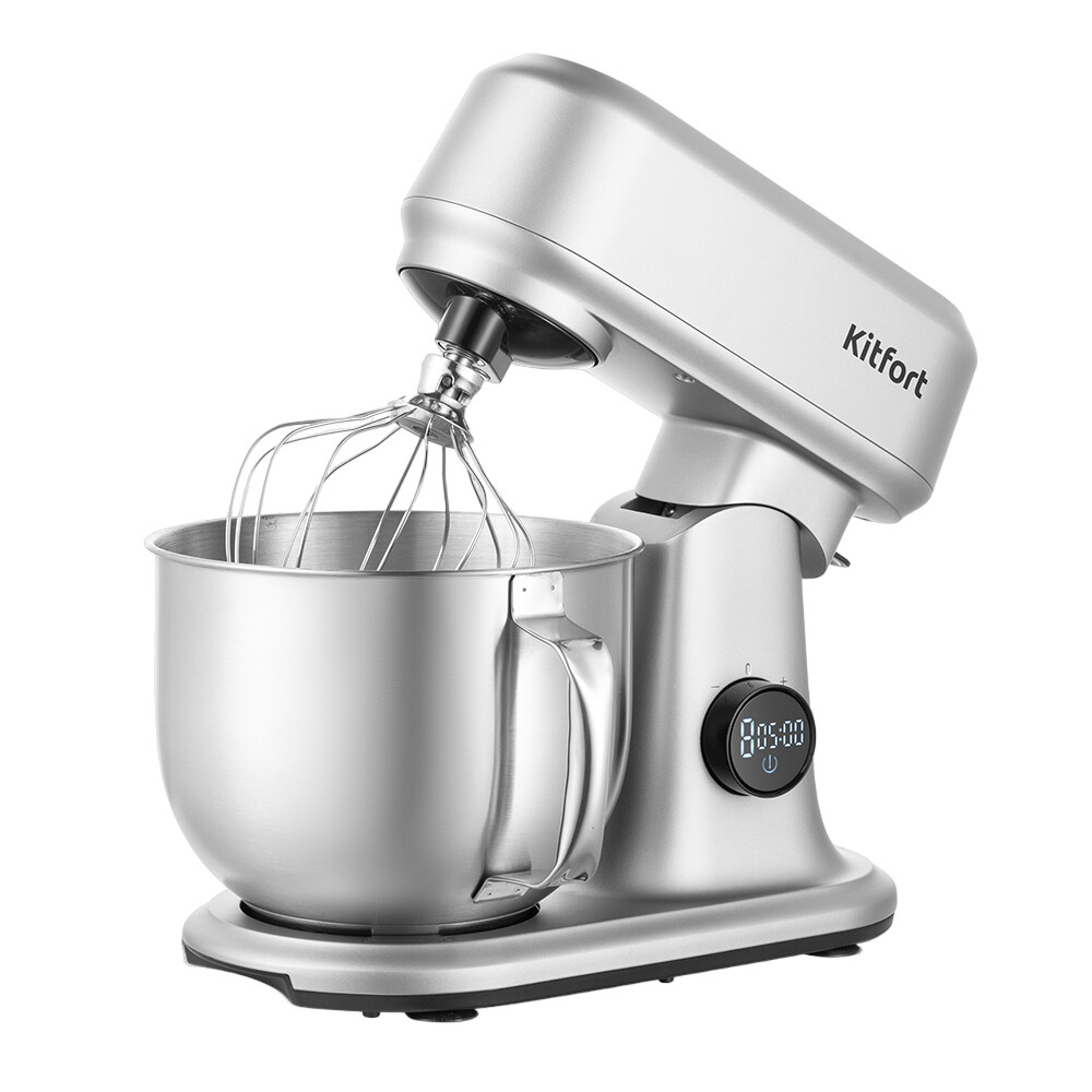 Миксер планетарный Kitfort КТ-3474 1500 Вт 5 л серый