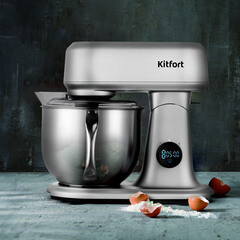 Миксер планетарный Kitfort КТ-3474 1500 Вт 5 л серый - фото 4