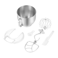 Миксер планетарный Kitfort КТ-3474 1500 Вт 5 л серый - фото 3