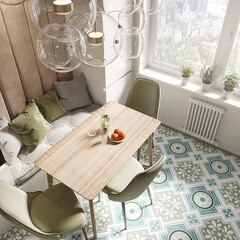 Керамогранит ProGres Faenza белый 450х450х8 мм (6 шт.=1,215 кв.м) - фото 7