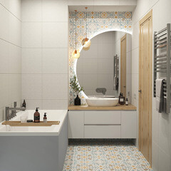 Керамогранит ProGres Monsaraz серый светлый 450x450x8 мм (6 шт.=1,215 кв.м) - фото 6