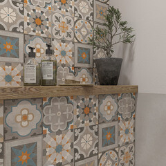 Керамогранит Cersanit Loft многоцветный 420х420х8 мм (9 шт.=1,587 кв.м) - фото 13