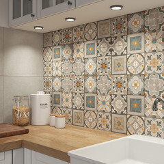 Керамогранит Cersanit Loft многоцветный 420х420х8 мм (9 шт.=1,587 кв.м) - фото 9