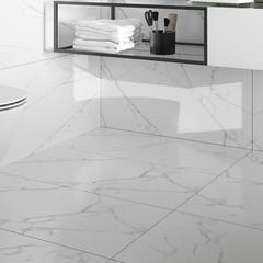 Керамогранит Cersanit Pamir белый 898х448х8 мм (3 шт.=1,206 кв.м) - фото 9