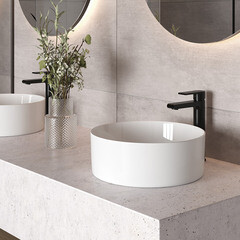 Керамогранит Cersanit Boston светло-серый 898х448х8 мм (3 шт.=1,206 кв.м) - фото 14