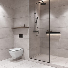 Керамогранит Cersanit Boston светло-серый 898х448х8 мм (3 шт.=1,206 кв.м) - фото 12