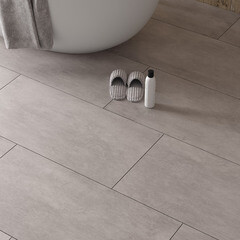 Керамогранит Cersanit Boston серый 898х448х8 мм (3 шт.=1,206 кв.м) - фото 10