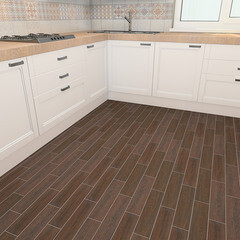 Керамогранит Kerama Marazzi Вяз коричневый темный 402х99х8 мм (28 шт.=1,11 кв.м) - фото 20