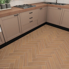 Керамогранит Kerama Marazzi Вяз коричневый 402х99х8 мм (28 шт.=1,11 кв.м) - фото 2