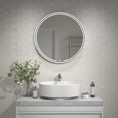 Плитка декор Kerama Marazzi Тессуто листья серая 400x250x8 мм - фото 9