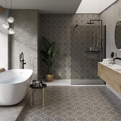 Керамогранит Cersanit Soul серый рельеф 420х420х8 мм (9 шт.=1,587 кв.м) - фото 2