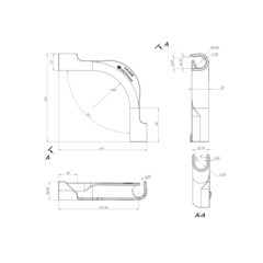 Фиксатор поворота угла Profcool Tar 90° для труб d20 мм пластиковый (20032200) - фото 2